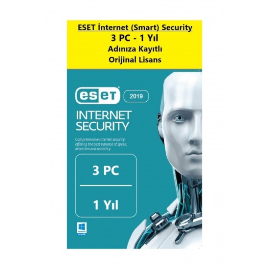 Internet (Smart) Security - 3 Kullanıcı - 1 Yıl - Online Dijital Teslim