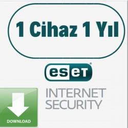 Eset Internet Security 1 Cihaz 1 Yıl -( Türkiye Lokasyon ) Ücretsiz Kargo Dijital