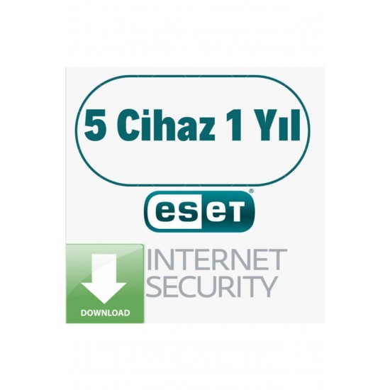 Eset Internet Security 5 Cihaz 1 Yıl (türkiye Lokasyonlu )